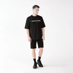 LONGDALE T-SHIRT OVERSIZED MEN BLACK