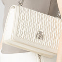 MALIEN SHOULDER BAG WOMEN EGRET