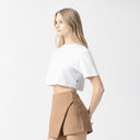 MED CROP TOP WOMEN WHITE