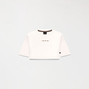 MED CROP TOP WOMEN WHITE ASPARAGUS