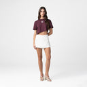 MERKEL CROP TOP WOMEN PURPLE