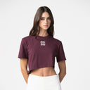 MERKEL CROP TOP WOMEN PURPLE