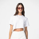 MERKEL CROP TOP WOMEN WHITE