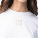 MERKEL CROP TOP WOMEN WHITE