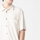 MONOGRAM SHIRT MEN WHITE ASPARAGUS
