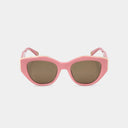 MSS2402-C8-53 MAIA SUNGLASSES WOMEN ROSE SHINY GOLD SOLID BROWN