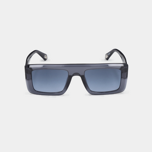 MSS2404-C7-52 IKER SUNGLASSES MEN TRANSPARENT GREY SHINY SILVER GRADIENT BLUE