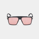 MSS2408-C1-56 ADUR SUNGLASSES MEN BLACK SHINY SILVER PINK