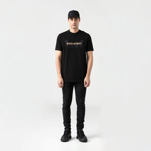 MUSTANG T-SHIRT MEN BLACK
