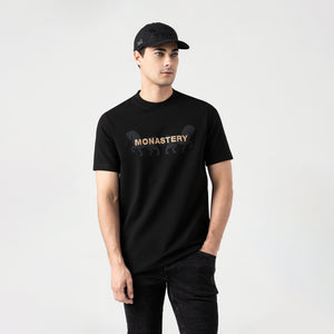 MUSTANG T-SHIRT MEN BLACK