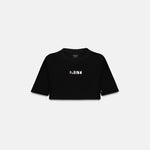 NASHI CROP TOP WOMEN BLACK