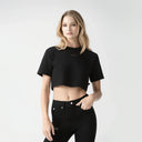 NATASHA CROP TOP WOMEN BLACK