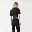 NATASHA CROP TOP WOMEN BLACK