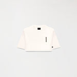 NEKANE CROP TOP WOMEN WHITE ASPARAGUS