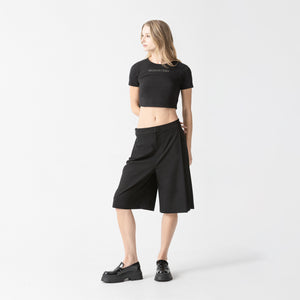 NICOLLE CROP TOP WOMEN BLACK