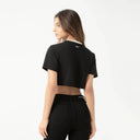 NOORA CROP TOP WOMEN BLACK