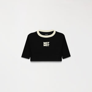 NOORA CROP TOP WOMEN BLACK