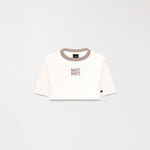 NOORA CROP TOP WOMEN WHITE ASPARAGUS