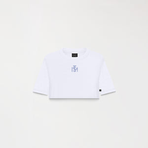 OLWYN CROP TOP WOMEN LUCENT WHITE