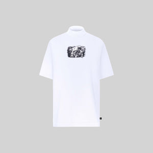 ROUGE T-SHIRT OVERSIZE WHITE - Monastery