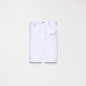 PANTRER DENIM SHORT MEN WHITE