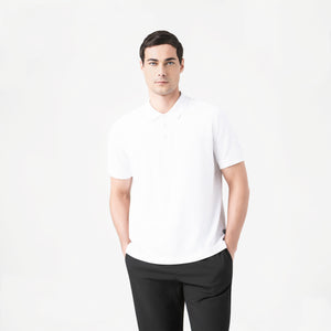 PROMETHEUS POLO MEN WHITE