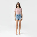 QYLLA T-SHIRT WOMEN WOODROSE