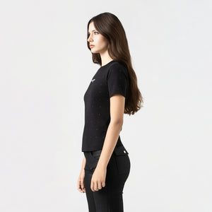 QYLLA T-SHIRT WOMEN BLACK