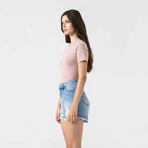 QYLLA T-SHIRT WOMEN WOODROSE