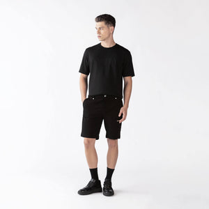RAJ DENIM SHORT MEN BLACK