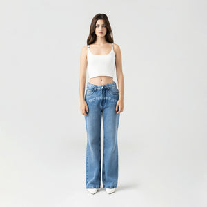 ROMY JEAN WOMEN BLUE DENIM