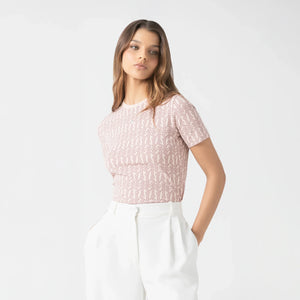 AMARISSA T-SHIRT WOMEN CAMEO ROSE