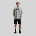ROUGE T-SHIRT OVERSIZE SEA GRASS - Monastery