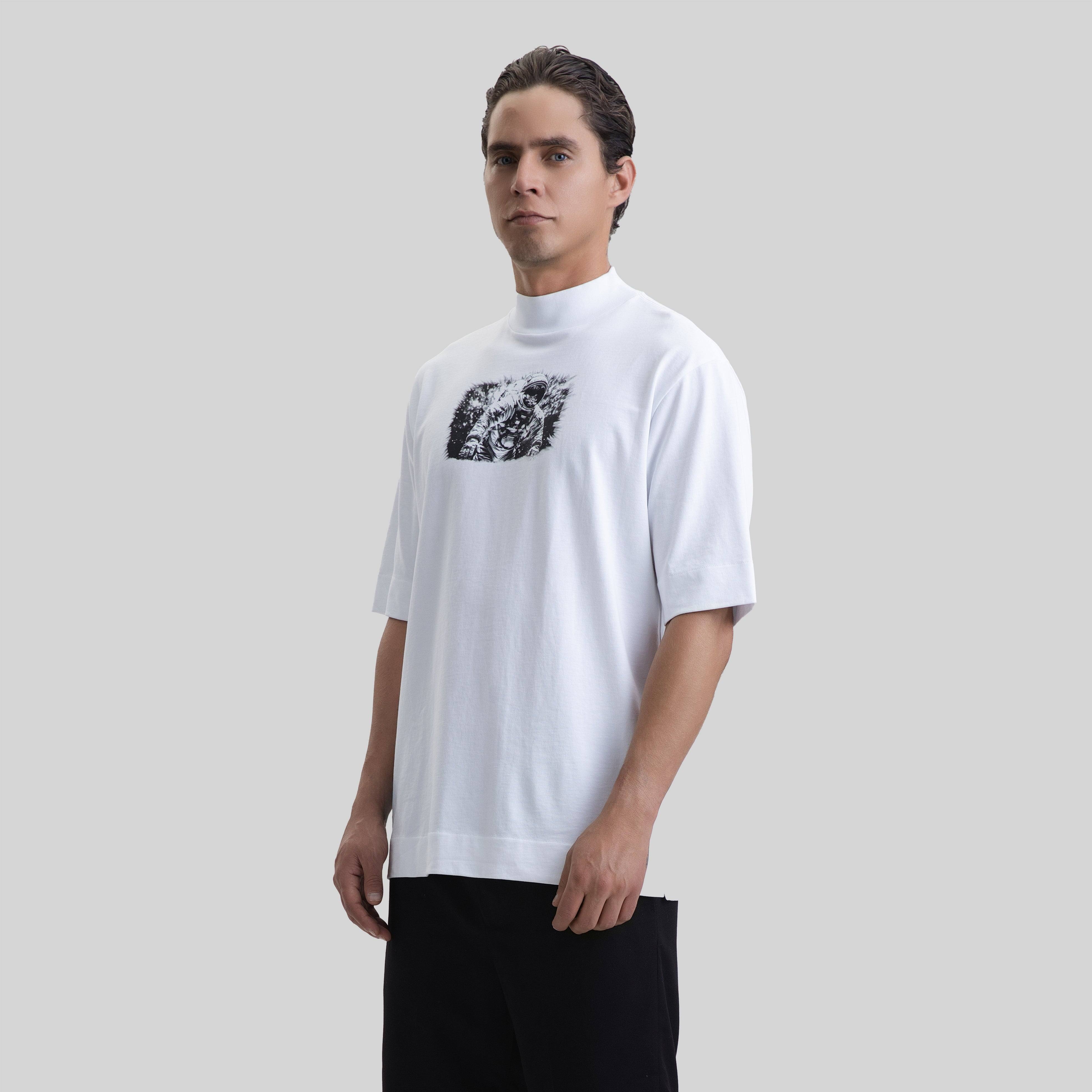 ROUGE T-SHIRT OVERSIZE WHITE - Monastery