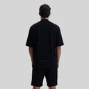 ROUGE T-SHIRT OVERSIZE BLACK - Monastery