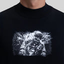 ROUGE T-SHIRT OVERSIZE BLACK - Monastery