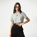 SANNAM CROP TOP WOMEN GRAY