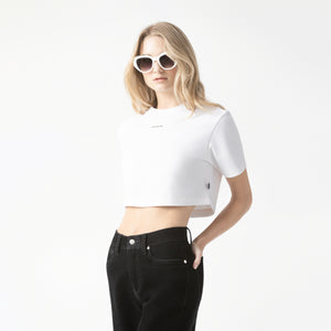 SAVANNA CROP TOP WOMEN WHITE