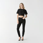 SAVANNA CROP TOP WOMEN BLACK