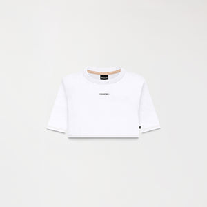SAVANNA CROP TOP WOMEN WHITE
