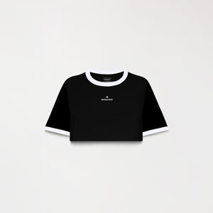 SENN CROP TOP WOMEN BLACK