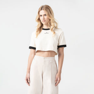 SENN CROP TOP WOMEN WHITECAP GRAY
