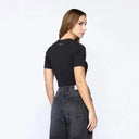 SHINE T-SHIRT WOMEN BLACK - Monastery
