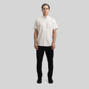 ASTON SHIRT SPORT SHORT SLEEVE MOONBEAM - Monastery