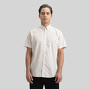 ASTON SHIRT SPORT SHORT SLEEVE MOONBEAM - Monastery