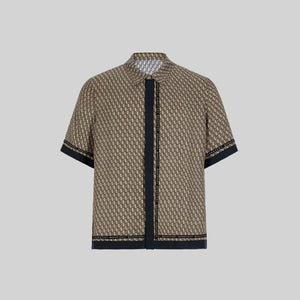 SILK SET MEN OVERSIZE SOLEIL BLACK SAFARI - Monastery