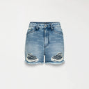 SIREN SHORT WOMEN BLUE DENIM