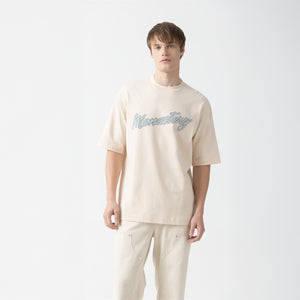 SMOKY T-SHIRT OVERSIZED MEN SAND DOLLAR