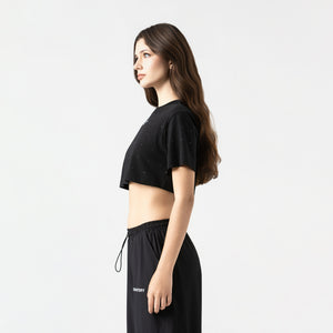 SORA CROP TOP WOMEN BLACK
