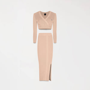 CONJUNTO SOSIE BEIGE OSCURO FRENTE - MONASTERY